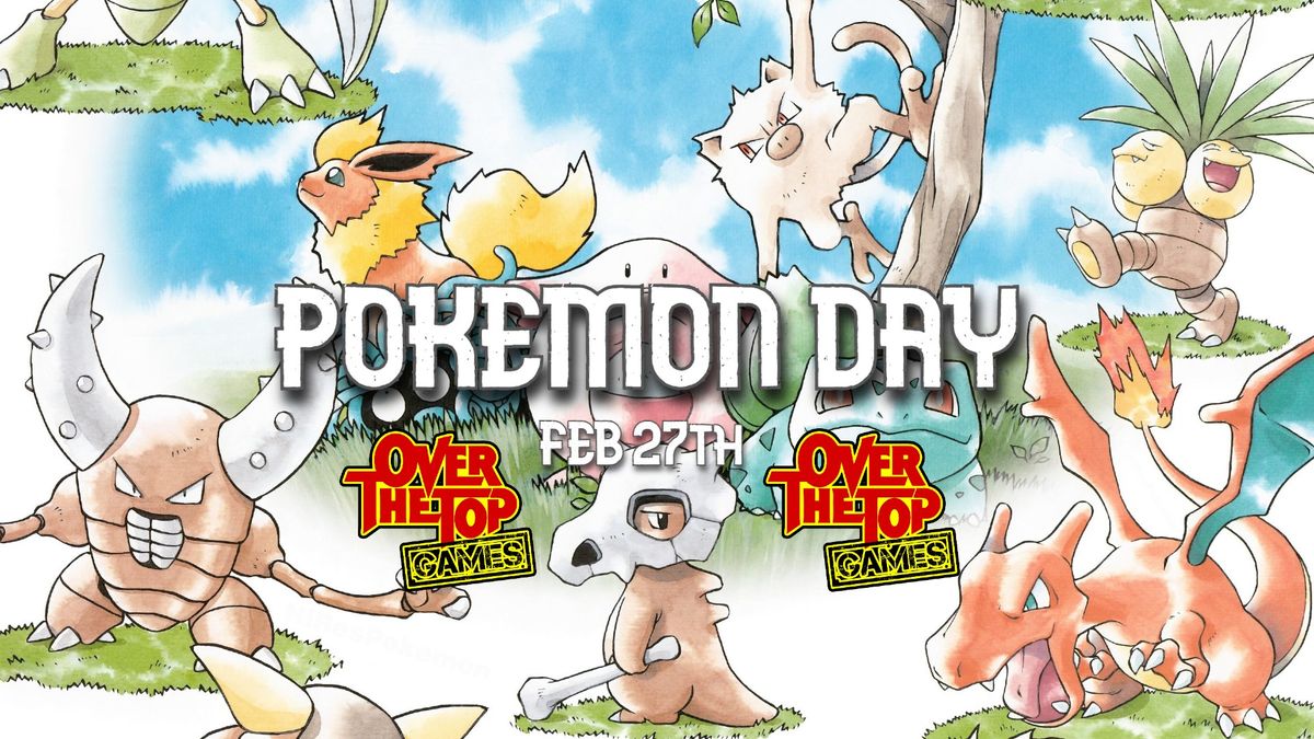 POKEMON DAY 2025 GAMES, MOVIES, TRIVIA 