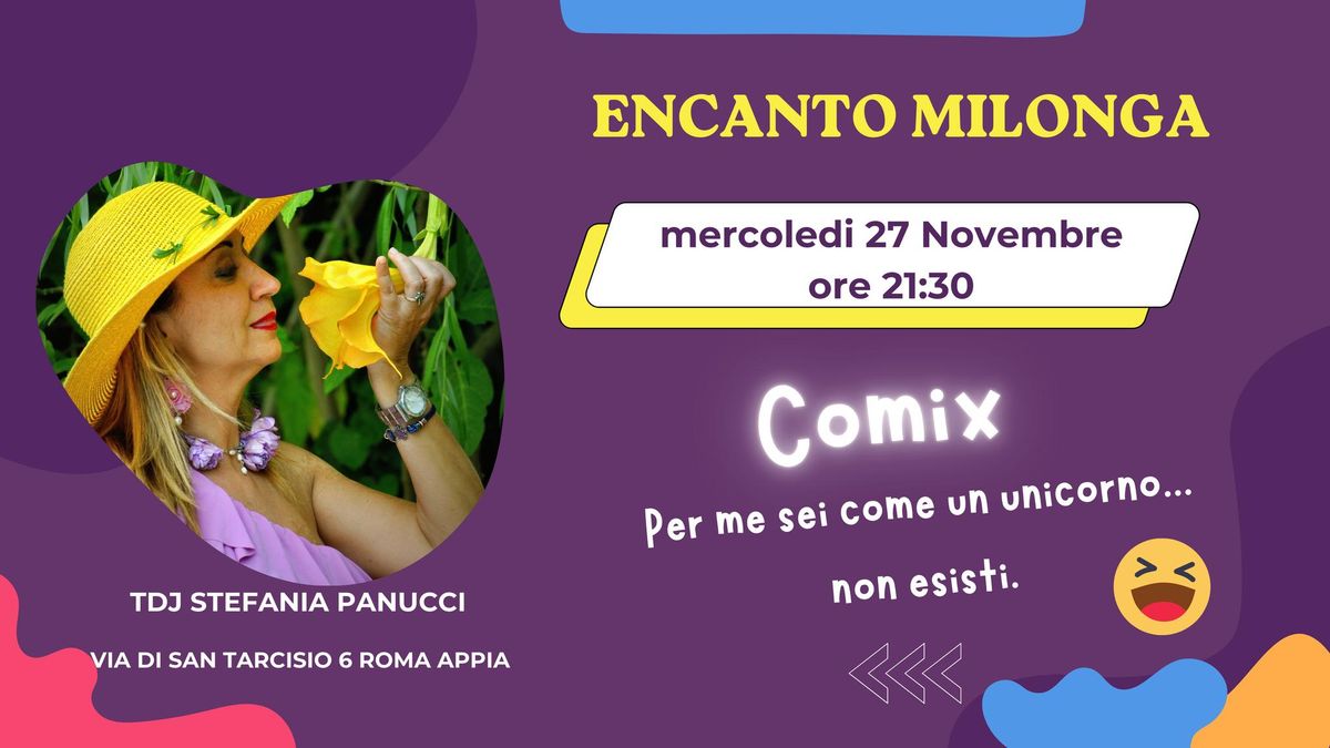 Encanto Milonga: Comix - Musicalizador Stefania Panucci