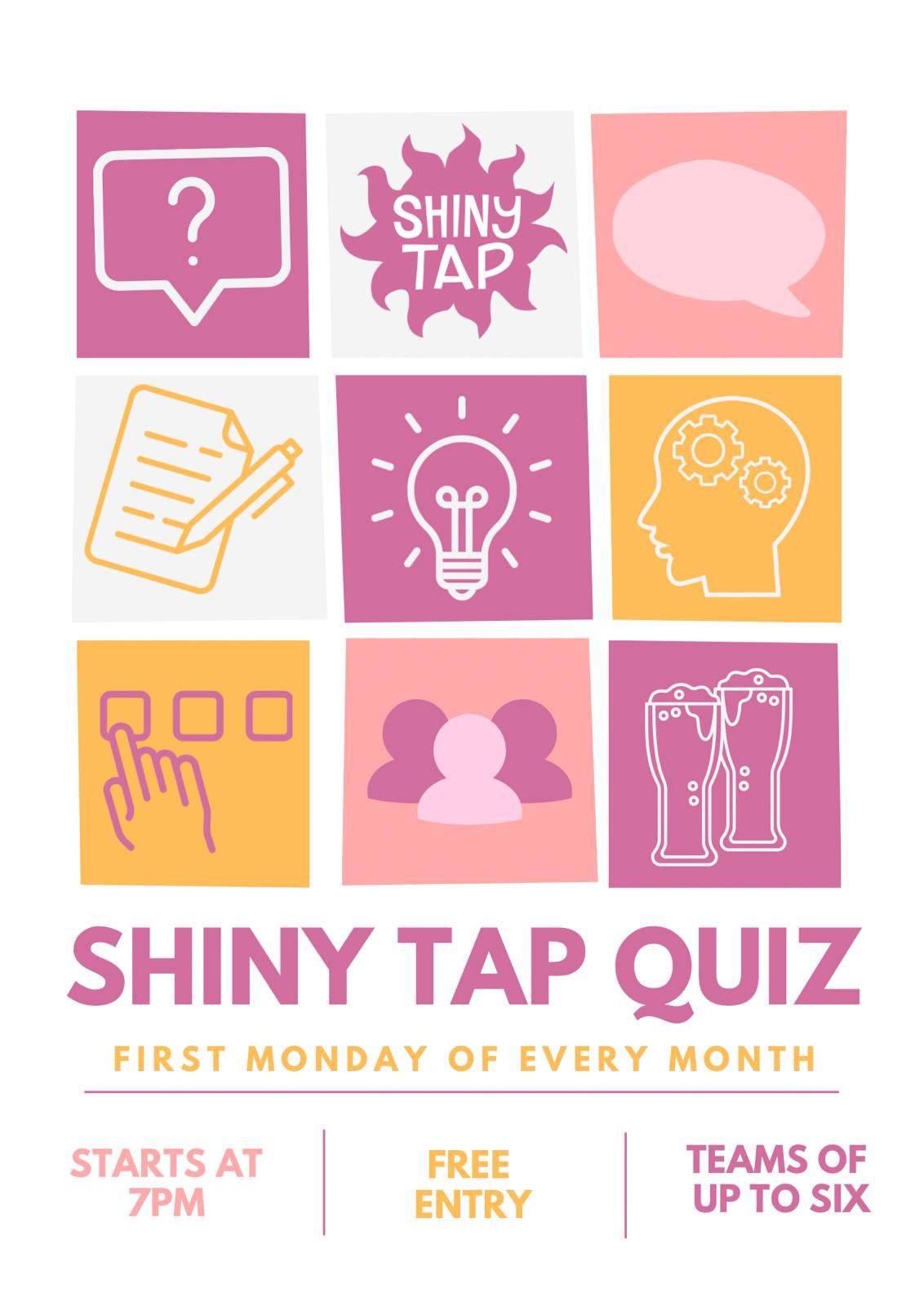 Shiny Tap Pub Quiz 