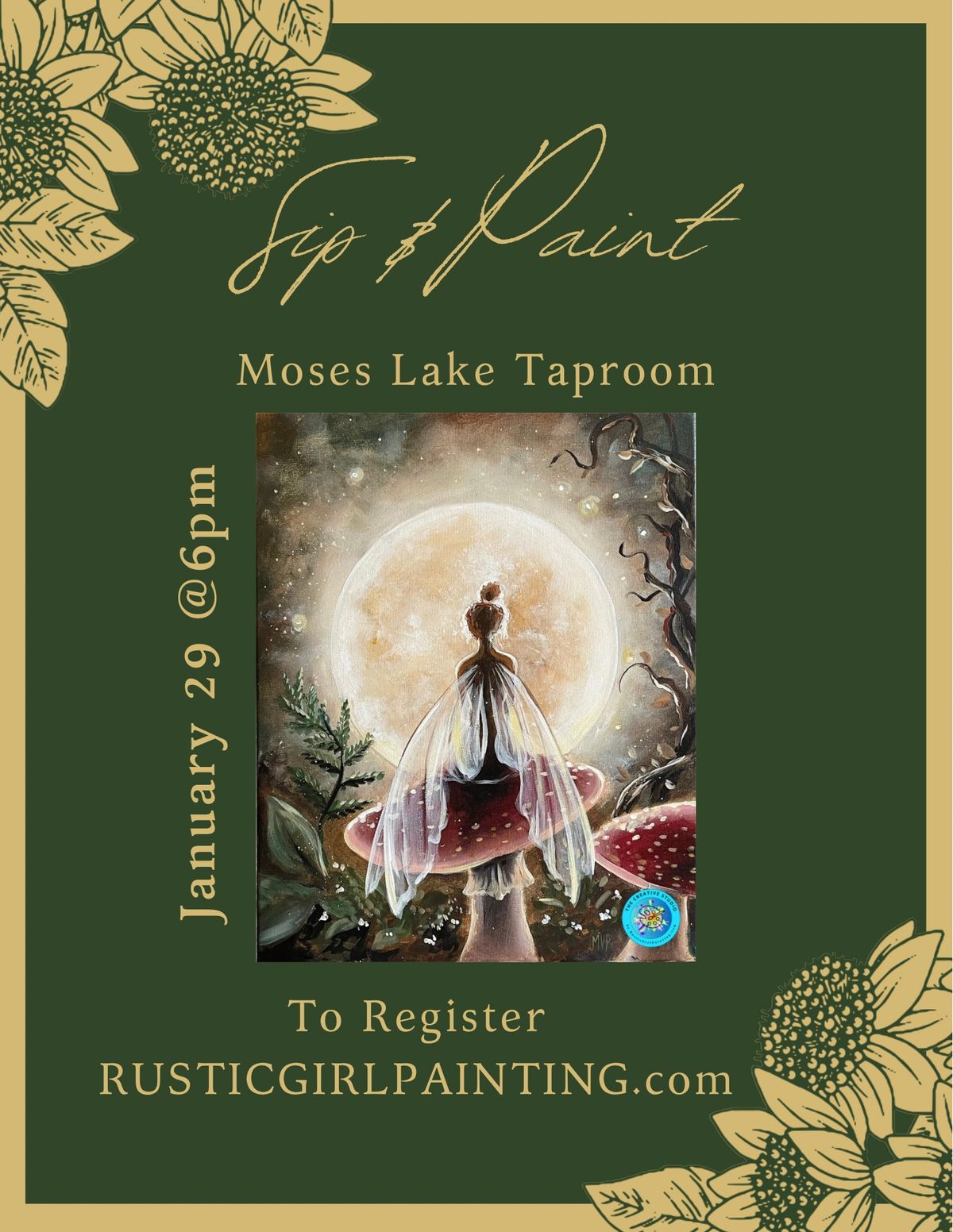 Midsummer\u2019s Night Sip and Paint at the Taproom