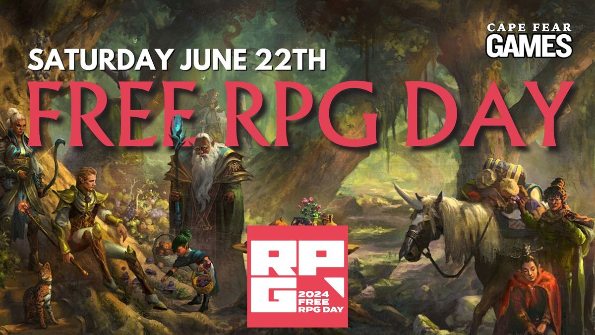 Free RPG Day at Cape Fear Games