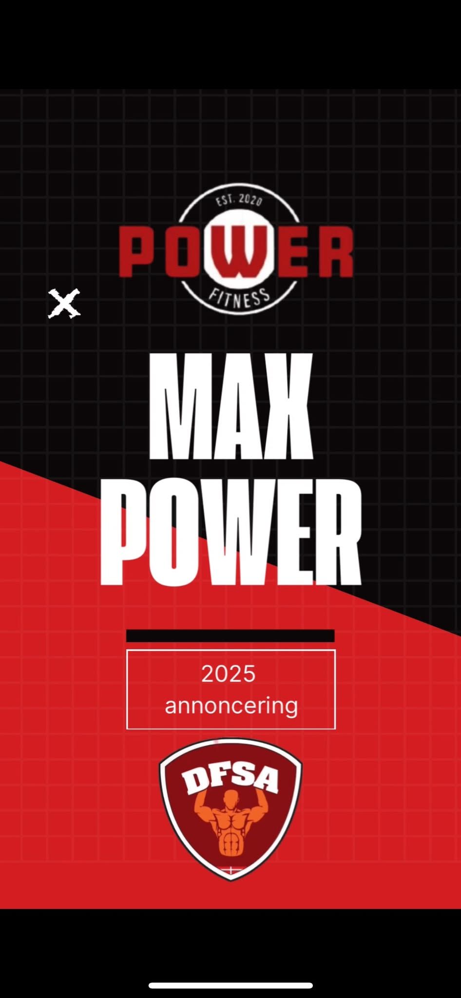 Max power 2025 - DFSA & Powerfitness