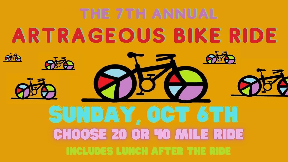 2024 ArtRageous Bike Ride to benefit ArtRage Gallery