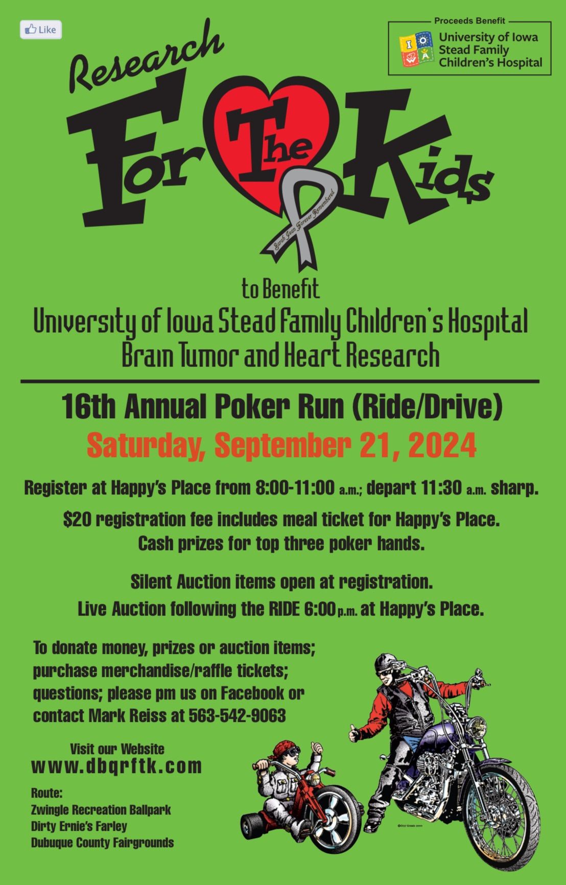 16th Annual RFTK Poker Run 