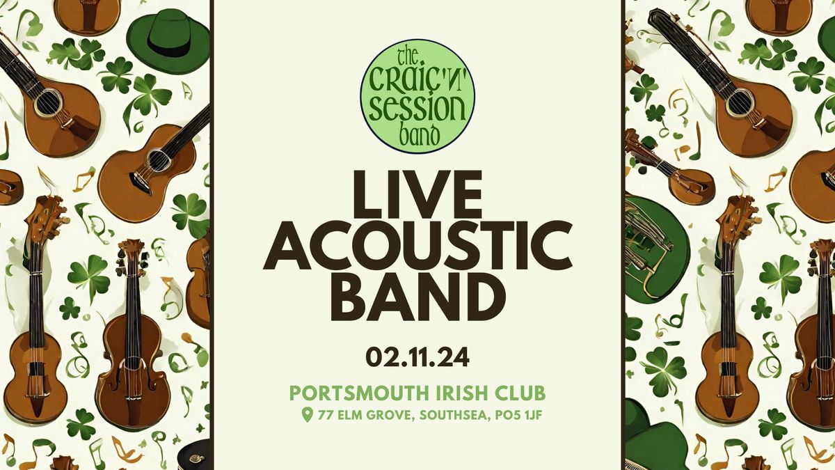 Craic 'n' Session Band @ Portsmouth Irish Club