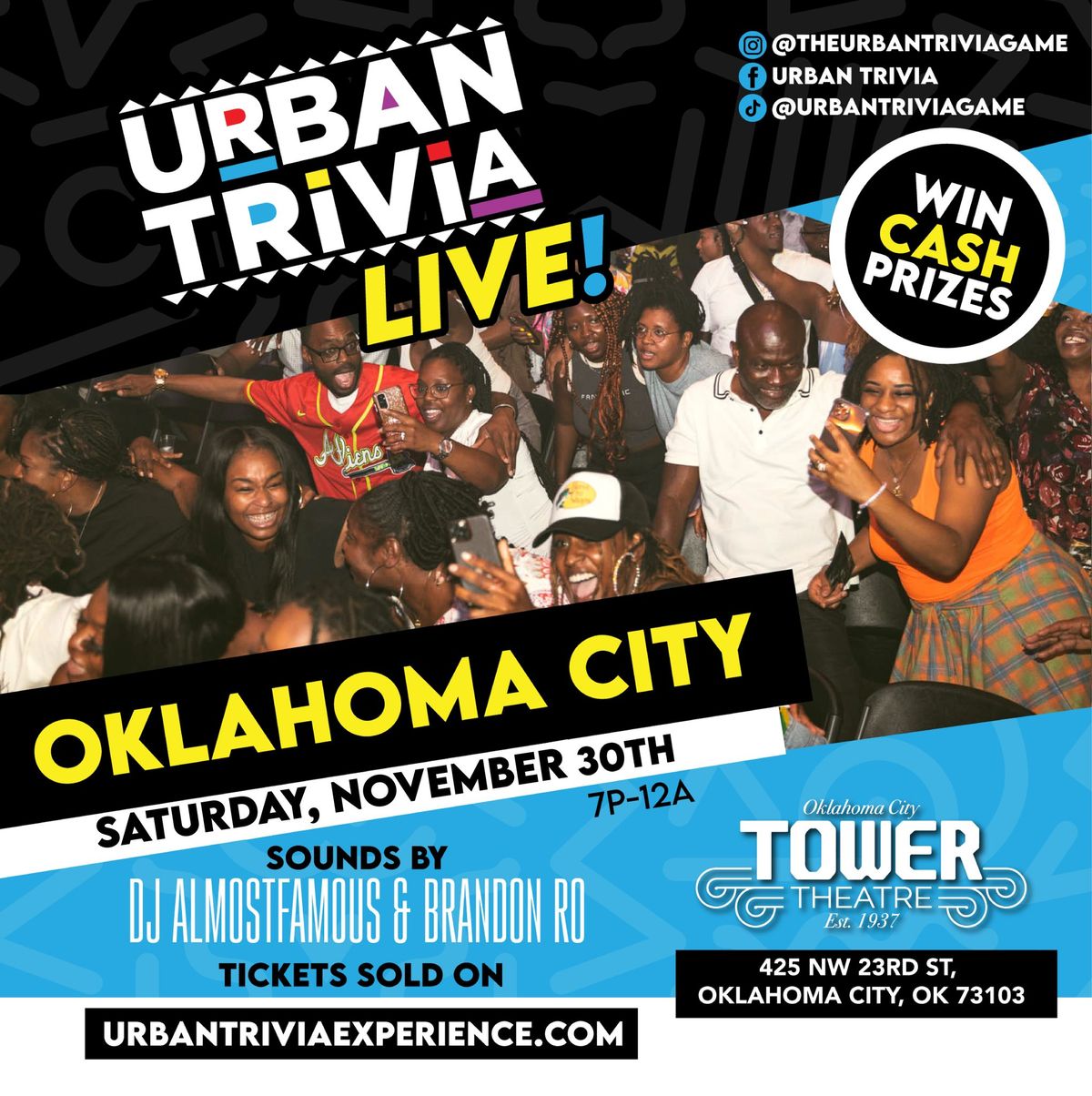 Urban Trivia LIVE w\/ DJ AlmostFamous & Brandon Ro