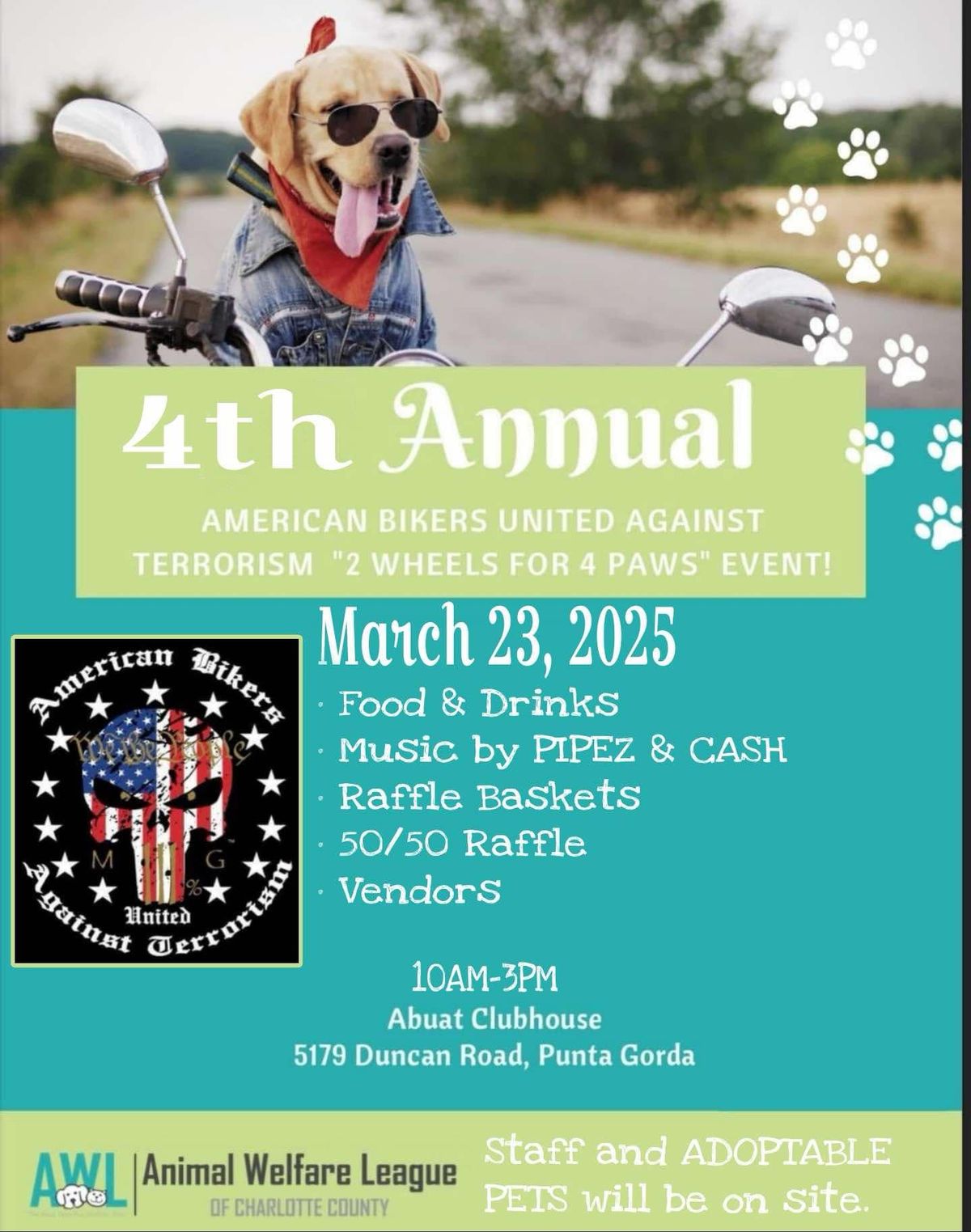 4th Annual "Two Wheels For 4 Paws" 