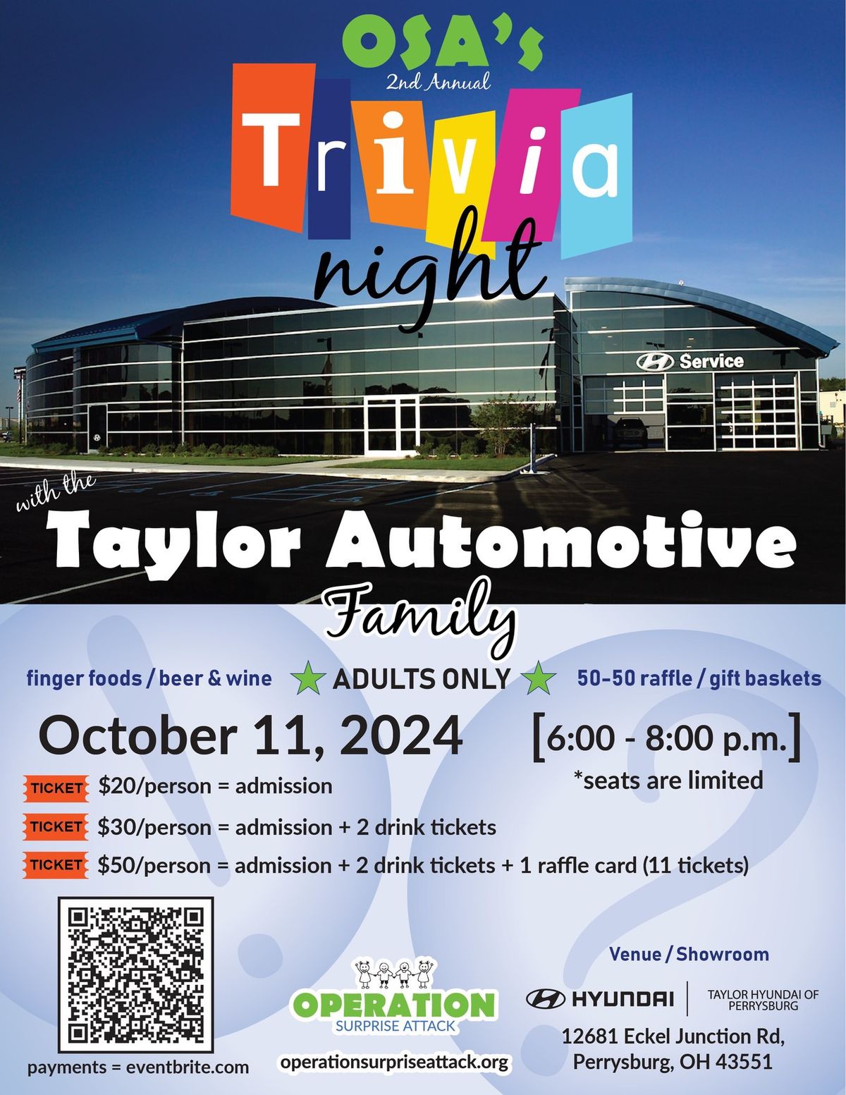 2024 Holiday Trivia Night with the Taylor Automotive Family