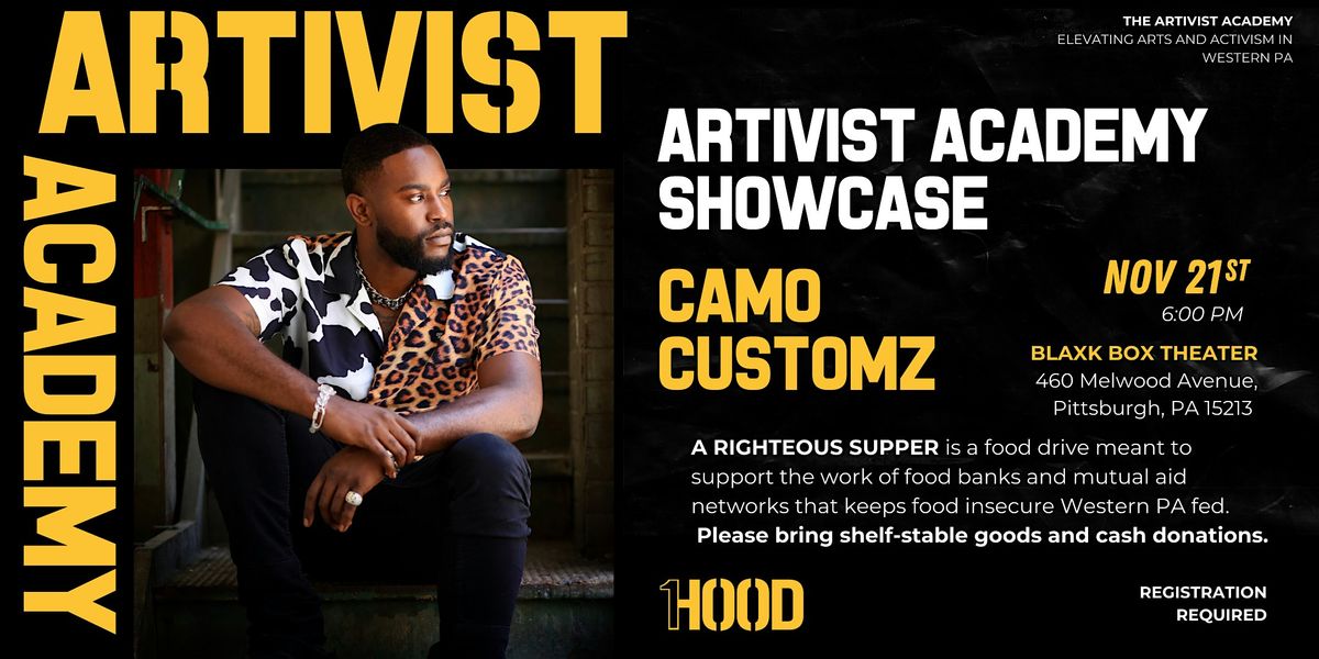 A Righteous Supper: Food Drive with Camo Customz