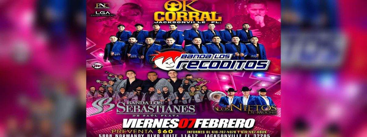 BANDA LOS RECODITOS, BANDA LOS SEBASTIANES & MAS