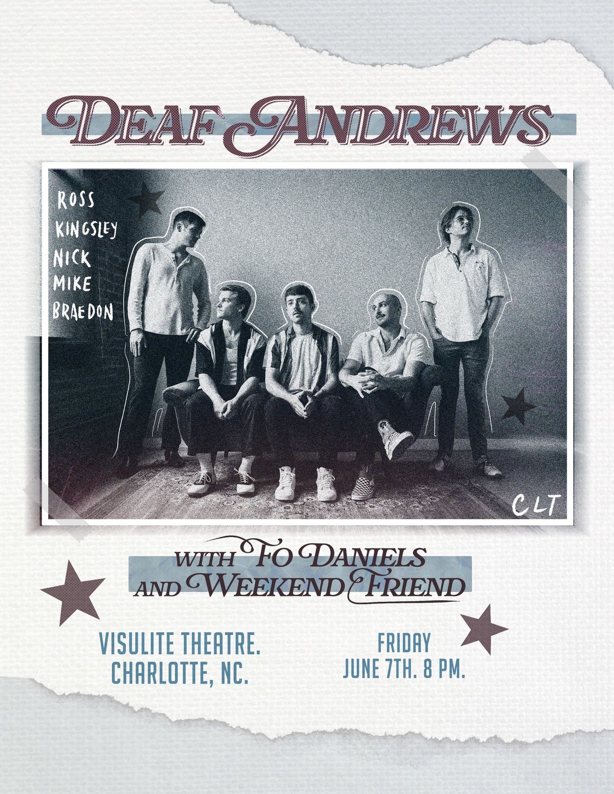 Deaf Andrews w\/ Fo Daniels & Weekend Friend in Charlotte, NC