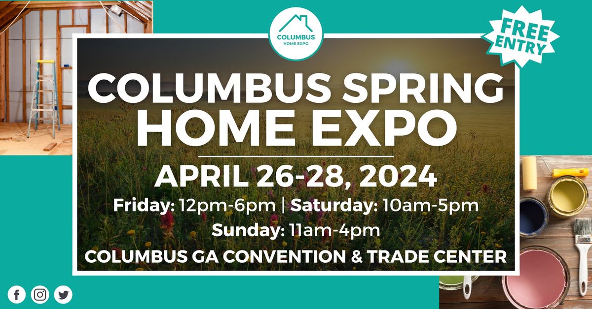 Columbus Spring Home Expo, April 26-28, 2024