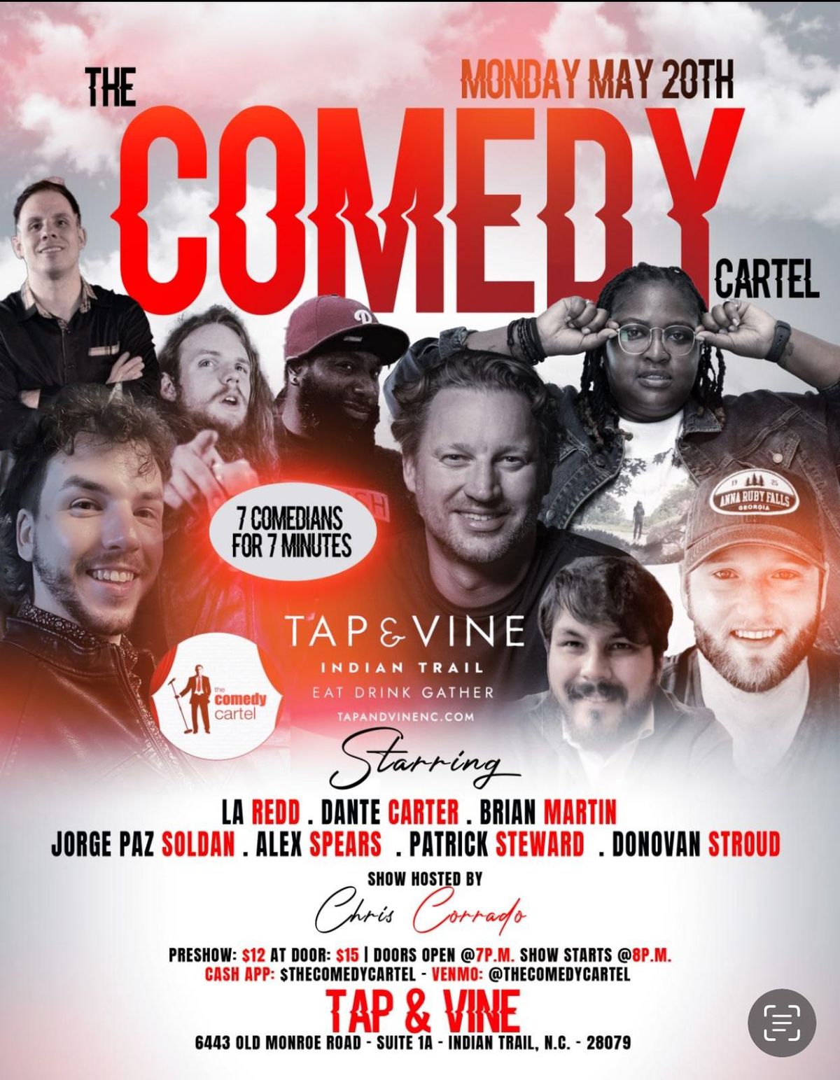 Monday Night Comedy featuring The Comedy Cartel