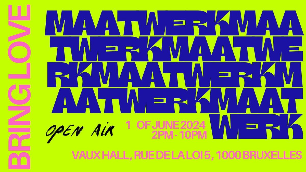 VAUX HALL OPEN AIR by MAATWERK 