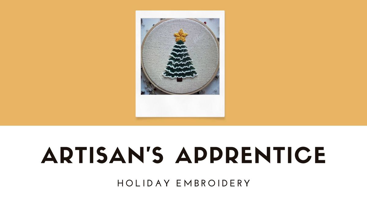 Holiday Hoop Embroidery