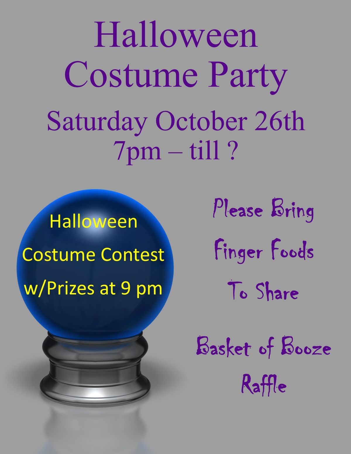 Halloween Costume Party