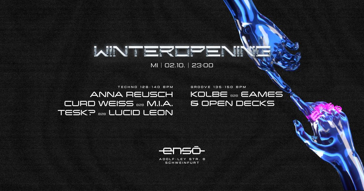 Winteropening \/w Anna Reusch & more