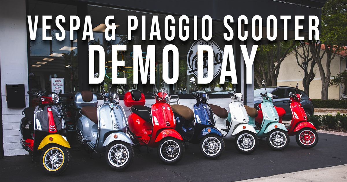 Vespa & Piaggio Scooter Demo Day