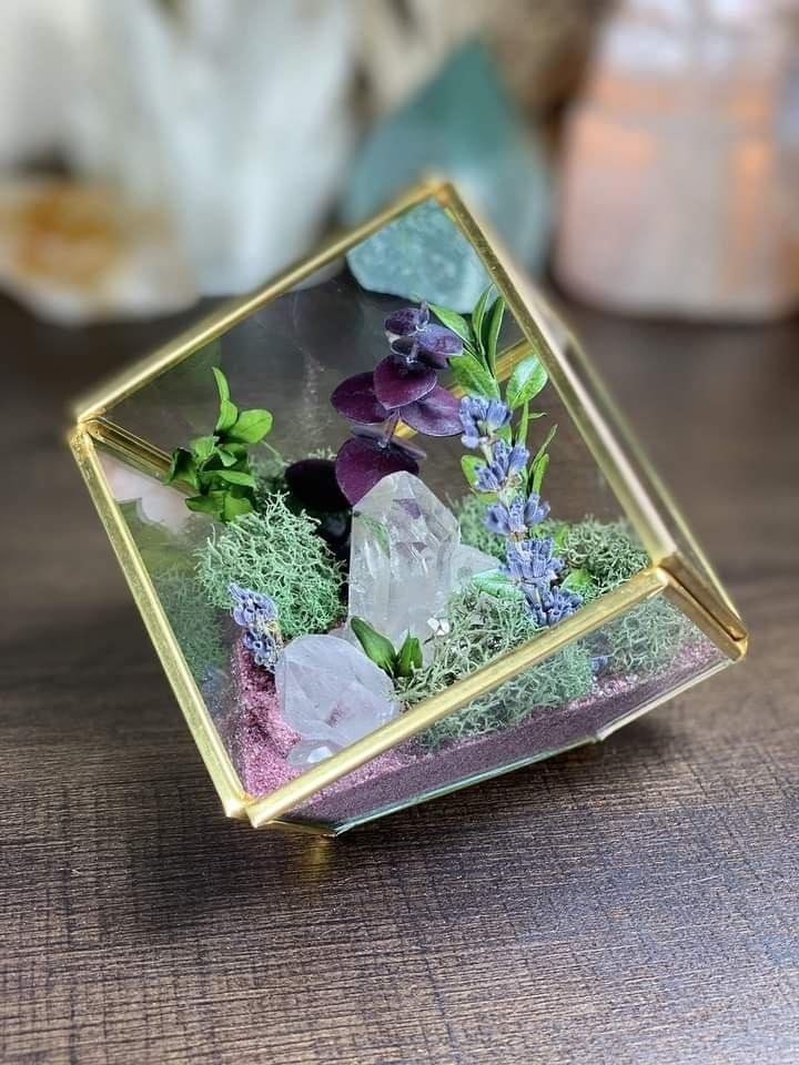 Witchy Wednesday - Making Crystal Terrariums