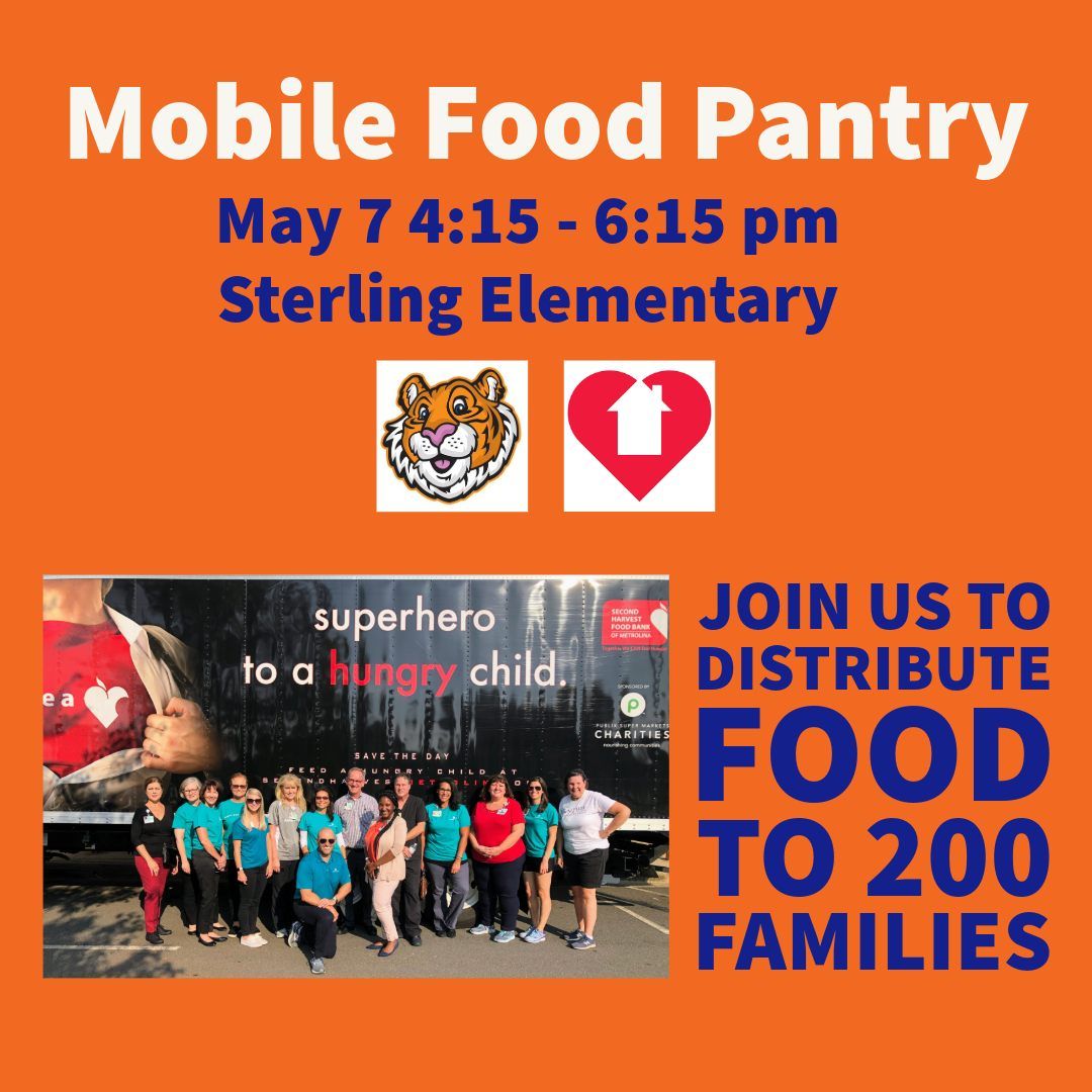 Second Harvest Food Bank of Metrolina Mobile Food Pantry at Sterling Elementary School