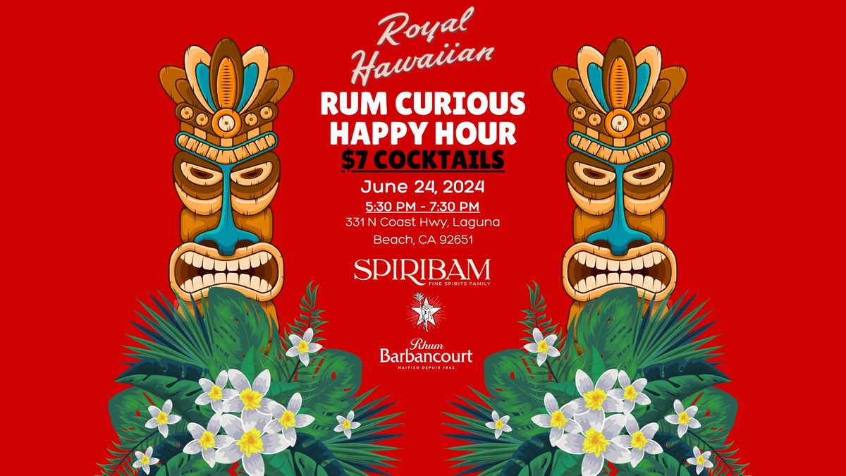 Rum Curious Happy Hour at The Royal Hawaiian