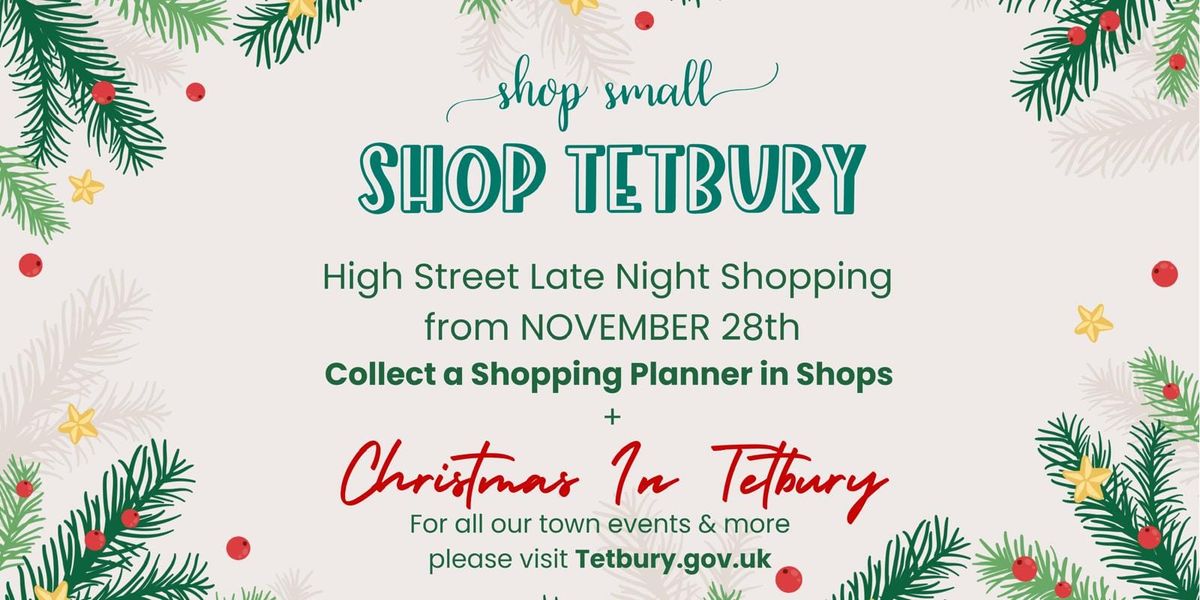 Shop Small, Shop Tetbury! 