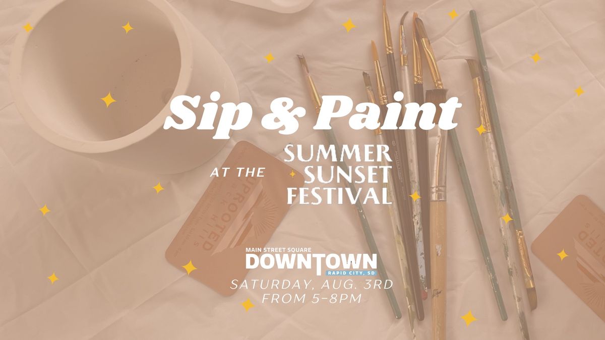 Sip & Paint @ The Summer Sunset Festival