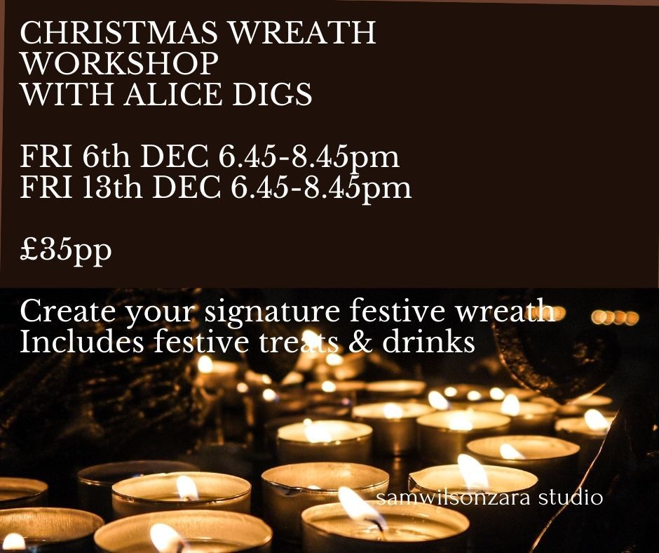 Christmas Wreath Workshop with Alice Digs