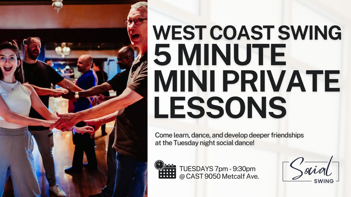 West Coast Swing | Instructor Mini Lessons