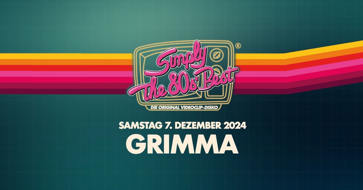 Simply The 80s' Best - Videoclip-Disko, Muldentalhalle Grimma