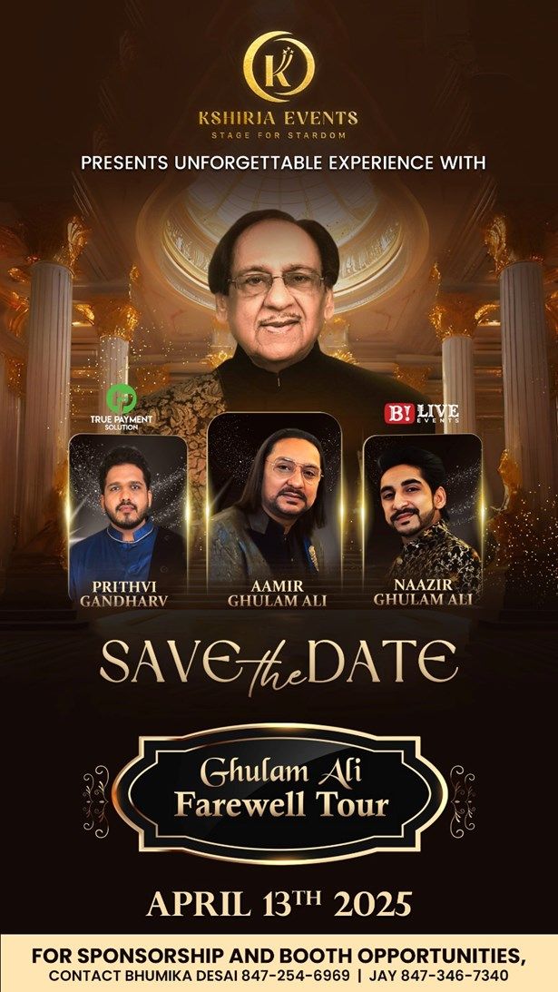 Ghulam Ali Farewell Tour in Chicago