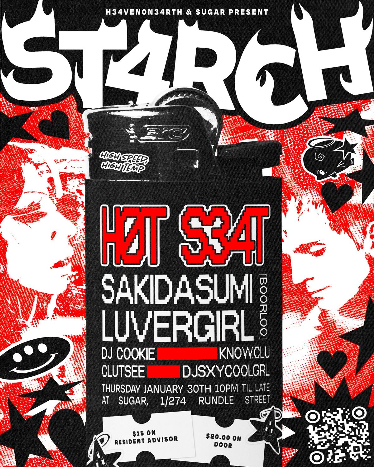 ST4RCH 005 HOT SEAT - Sakidasumi AND LUVERGIRL