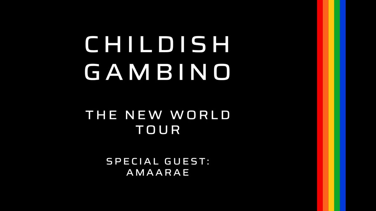 Childish Gambino at RAC Arena, Perth (Lic. All Ages)