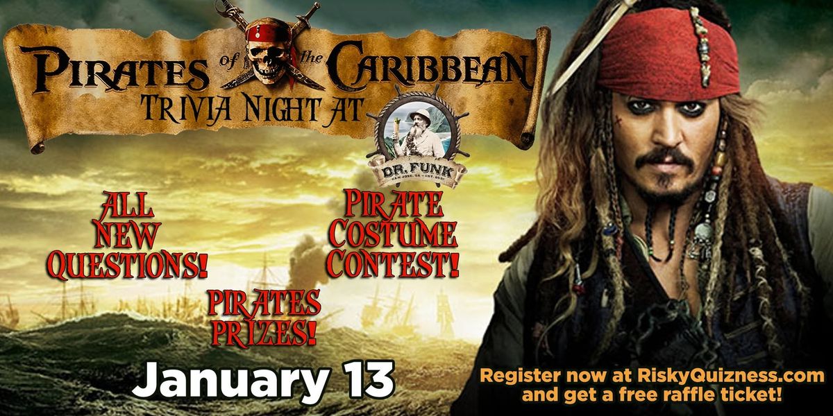 FREE TO PLAY! Pirates of the Caribbean Trivia Night at Dr. Funk!