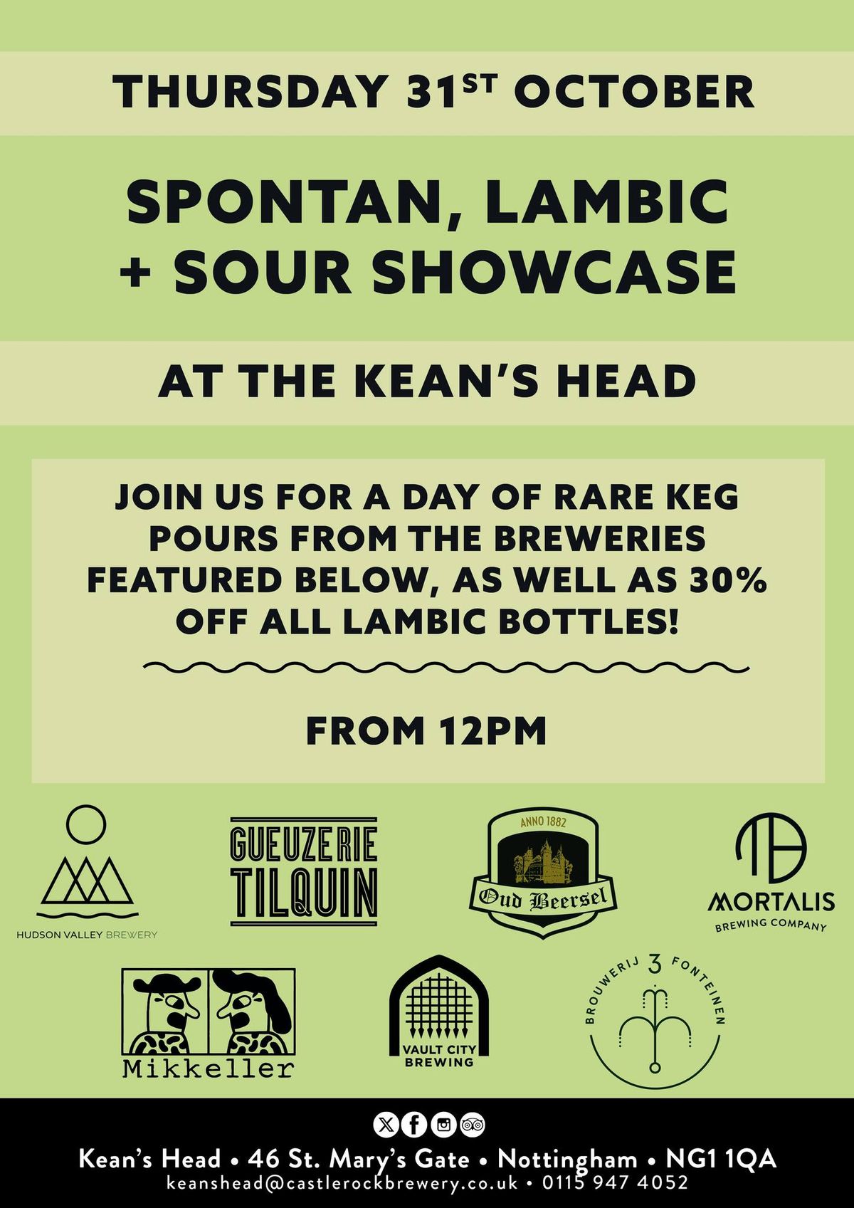 Spontan, Lambic & Sour Showcase 