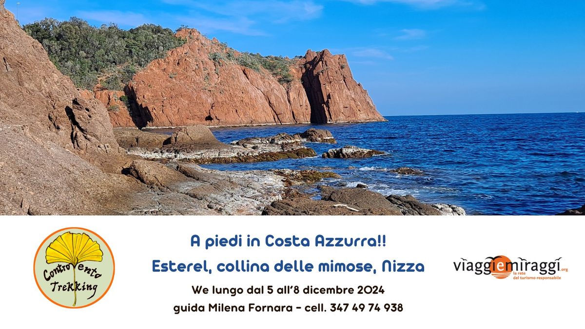 Viaggio a piedi in Costa Azzurra