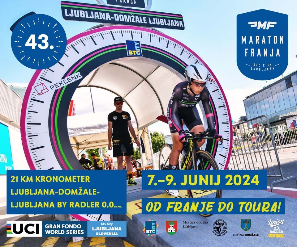 Time trial Ljubljana-Dom\u017eale-Ljubljana by Union Radler Isotonic 0,0