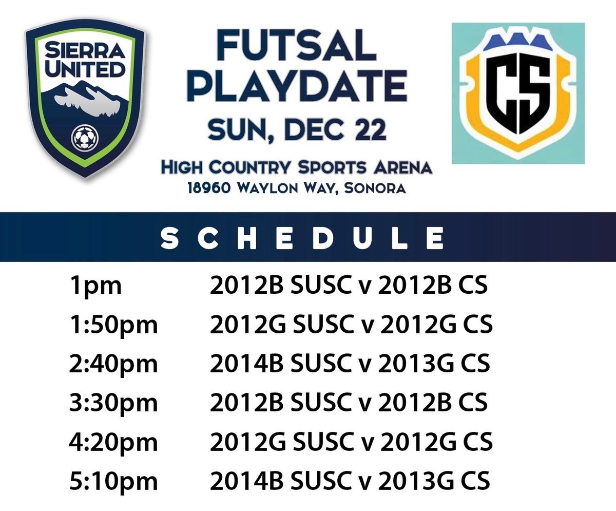 SUSC Futsal Playdate