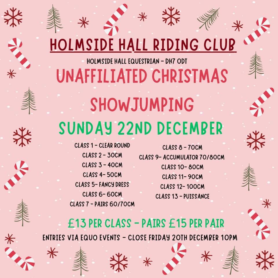 Unaffiliated Christmas Showjumping