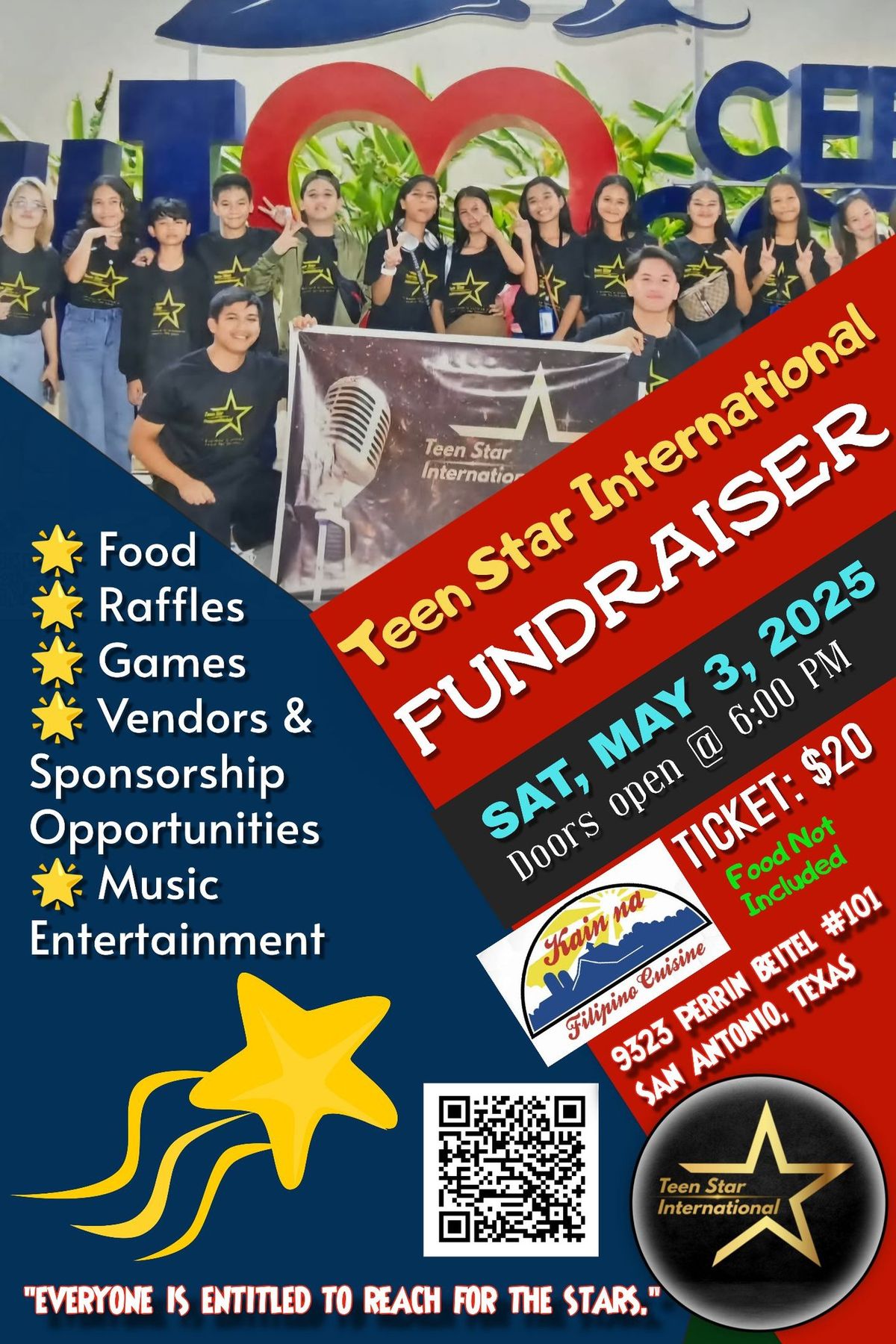 TEEN STAR FUNDRAISER 2025