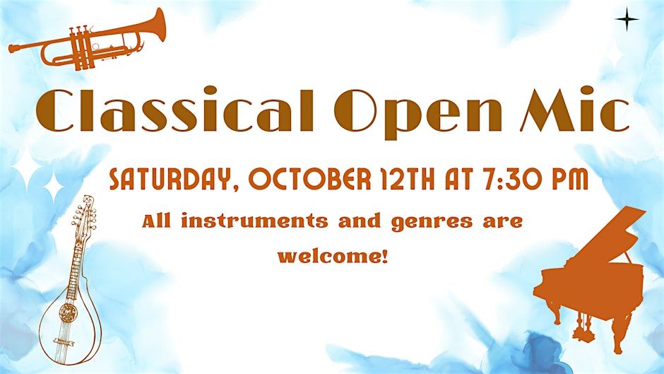 October Open Mic