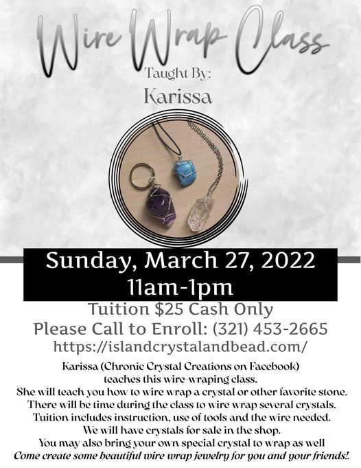 Crystal Wire Wrapping with Karissa, Island Crystal & Beads