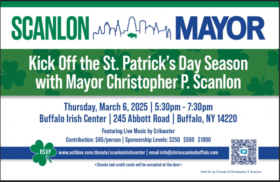 St. Patrick\u2019s Day Season Kick-Off with Mayor Christopher P. Scanlon