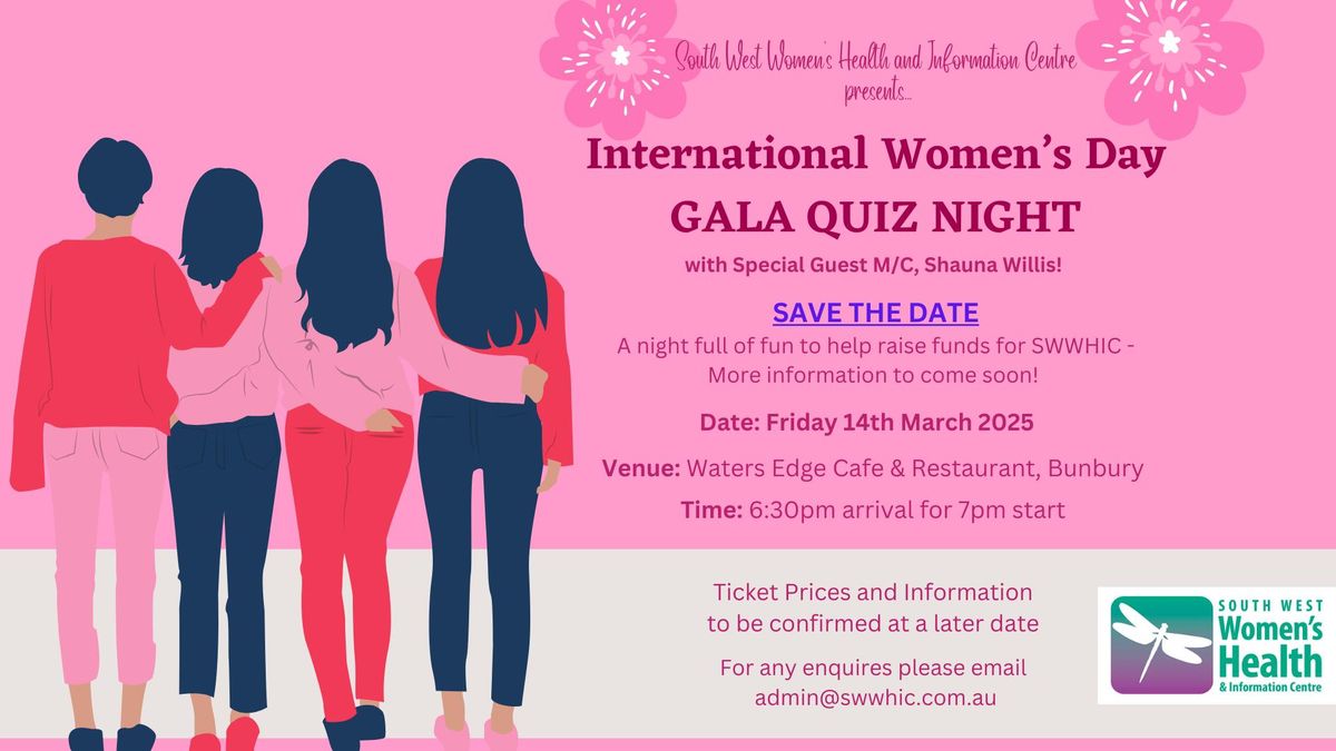 International Women's Week - Gala Quiz Night