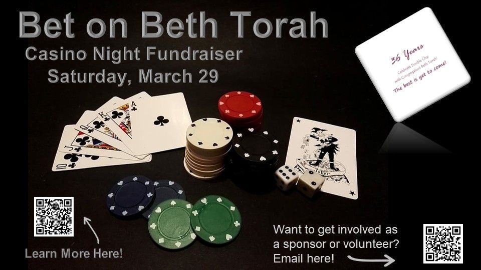 Bet on Beth Torah Casino Night Fundraiser