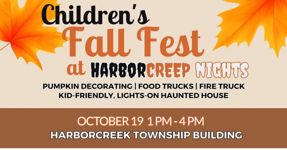 Children\u2019s Fall Fest at HarborCREEP Nights! 