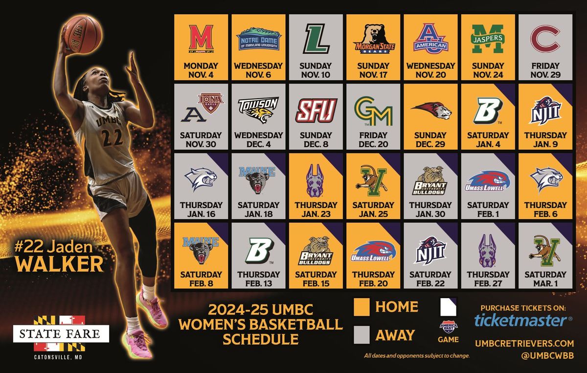 Parking UMBC Retrievers at Bryant Bulldogs Womens Basketball