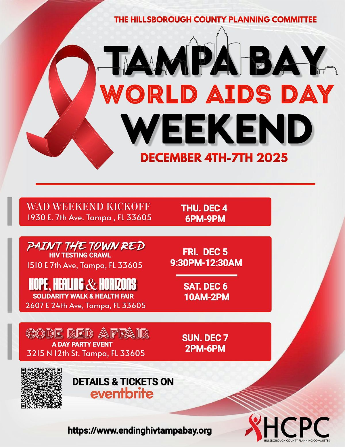 Tampa Bay World AIDS Day Weekend