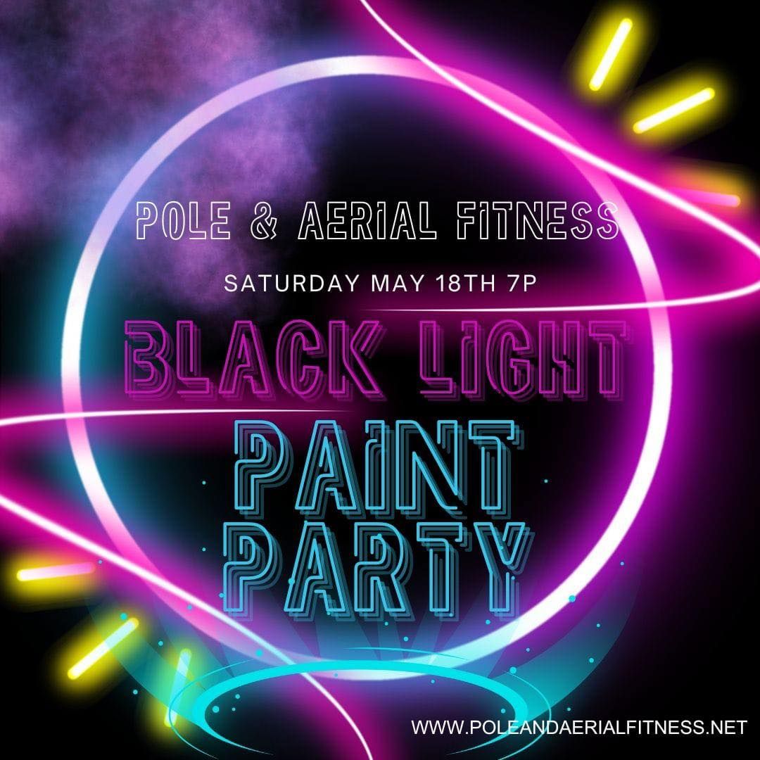 Black Light Paint Party