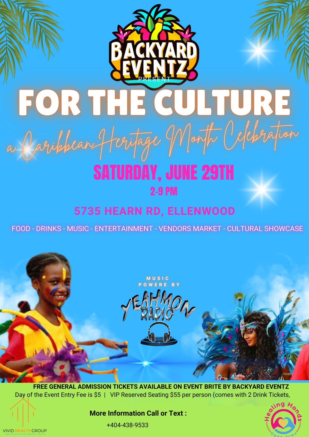 Backyard Eventz- For The Culture Caribbean American Heritage Month Celebration 